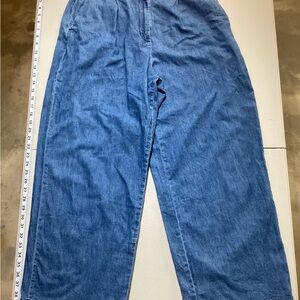 Old Navy Light Blue Wide-Leg Jeans High Rise Woman’s